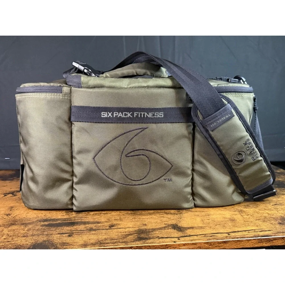 Six Pack Fitness Innovator 300 Meal Management Bag Olive Green Travel Gym Cooler